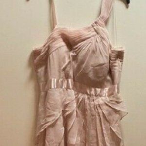 Adrianna Pappell light pink ruffle dress